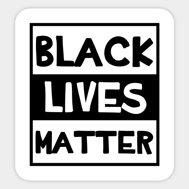 Black Lives Matter Sticker by Trans Action Lifestyle